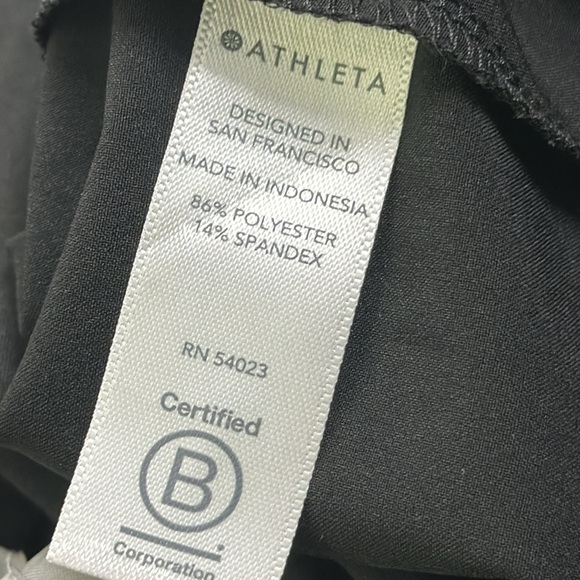 Athleta skyline pant ll black ankle high rise pant size 10 - Picture 9 of 11